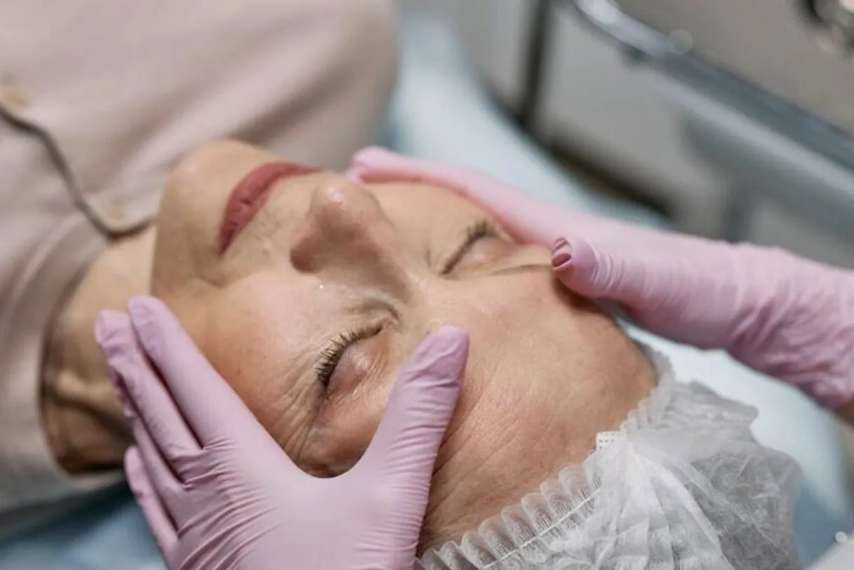 Anti-aging facial massage at RJ Aesthetics